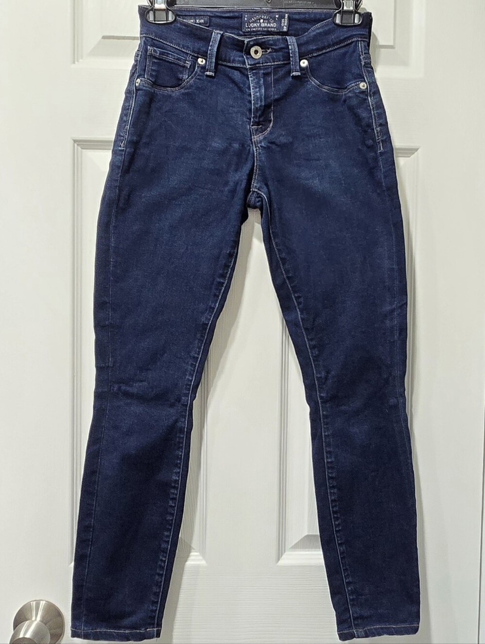 Lucky Brand Womens Dark Indigo Brooke Skinny Jegging Legging Jeans Size 25